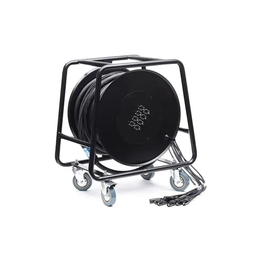 Cat6 Snake · 8-Channel Ultra-Flex Reel — 8 channel · S/FTP · outdoor grade · on reel