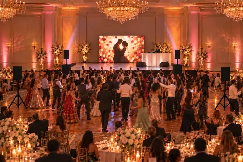 AI rendering: Weddings & parties, Recommended for 200–400 guests