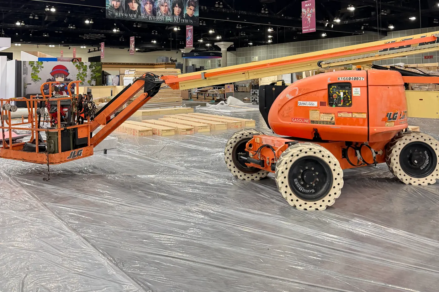 A boom lift for the high work