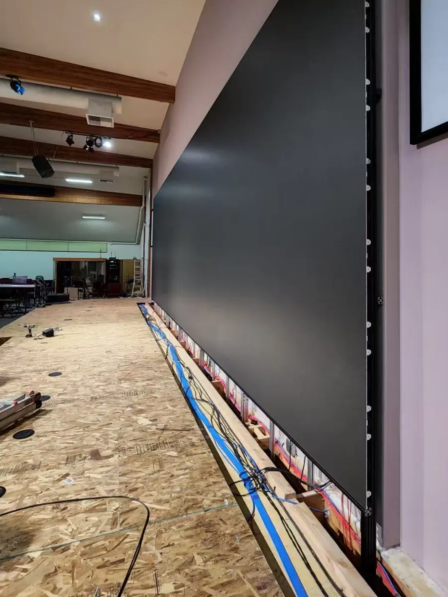 144 cabinets, flat to 0.5 mm