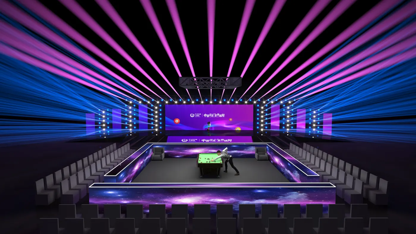 3D stage design, before load-in