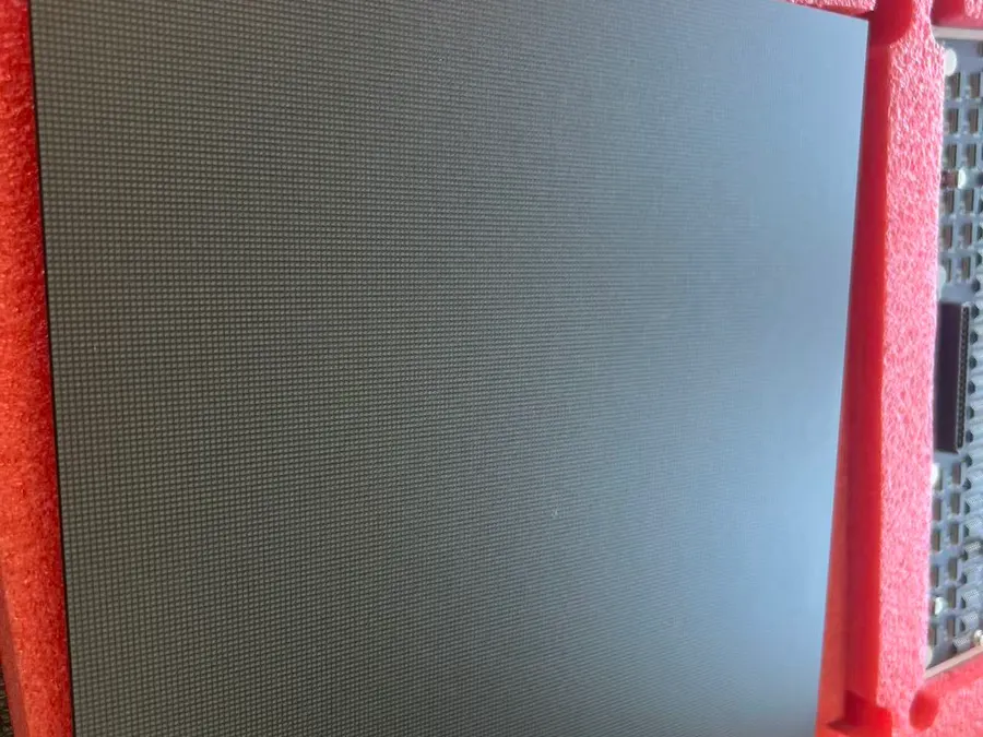 A COB module: one matte surface over the LEDs