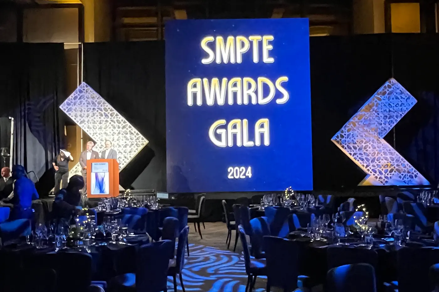 October 24, 2024: the same wall at the SMPTE Awards Gala
